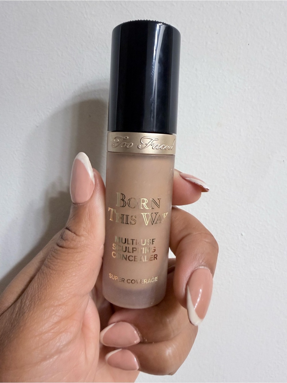 Too Faced Born This Way Sculpting Concealer — Medium Beige Bottle with Black Cap